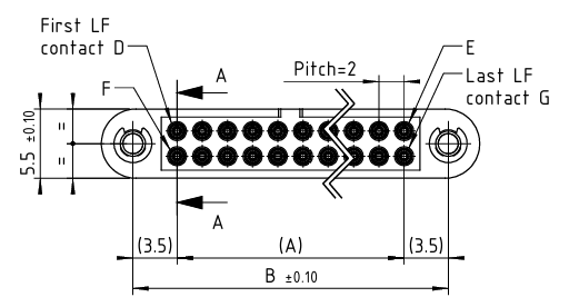 NICOMATIC 222SxxM16母端連接器尺寸